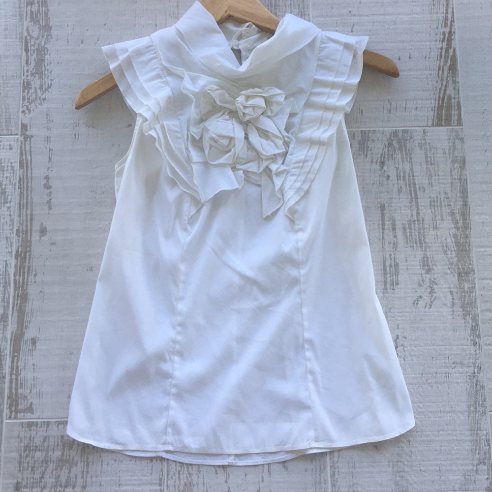 Lovely Etcetera Mock Neck Blouse